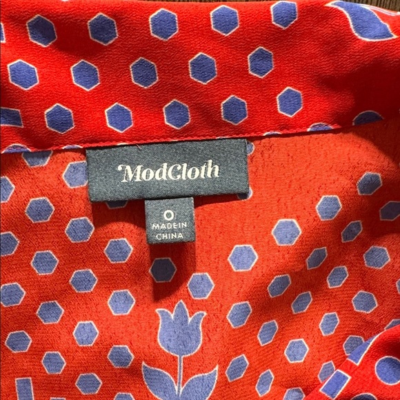 ModCloth Pleasant Confidence A-Line Tie Neck Dress - Picture 10 of 13